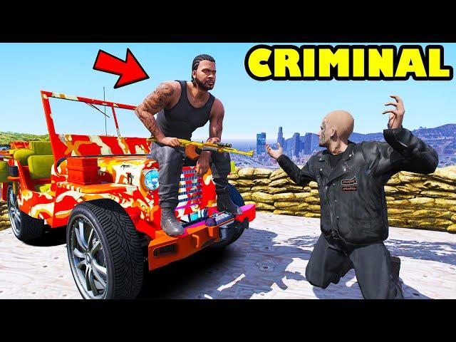 Franklin's Journey From Gangster To Army Officer In GTA 5 | SHINCHAN and CHOP