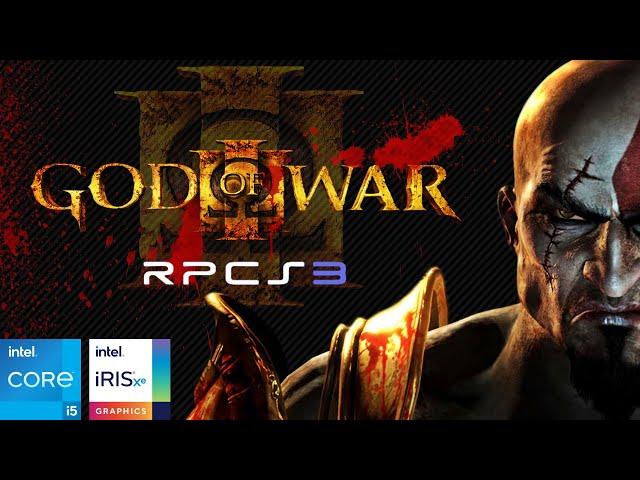 God of War III on Iris Xe Graphics | i5 1235U | 16GB RAM | RPCS3 Emulator Performance Test