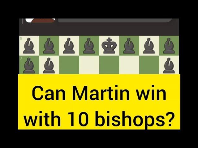 Can Martin win with 10 bishops? Martin vs Mitsosts full Chess game