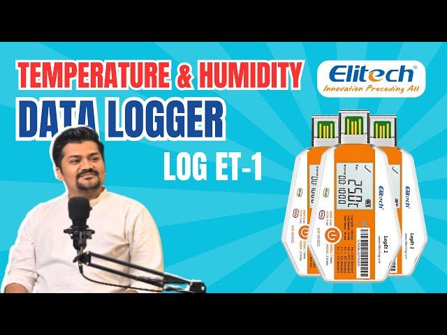 Elitech LogET-1 Temperature & Humidity Data Logger Ft Raj Kanabar Radical TechArt l Radical TechMart