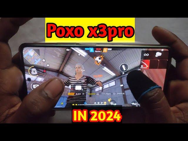 poco x3pro free fire gaming test in 2024