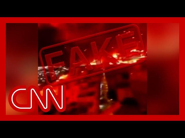 CNN debunks fake viral videos spreading amid Israel-Hamas conflict