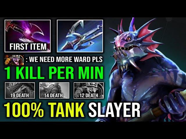 WTF First Item Silver Edge 100% Tank Slayer Delete BB & Timber with 31Kills Solo Mid Slardar Dota 2