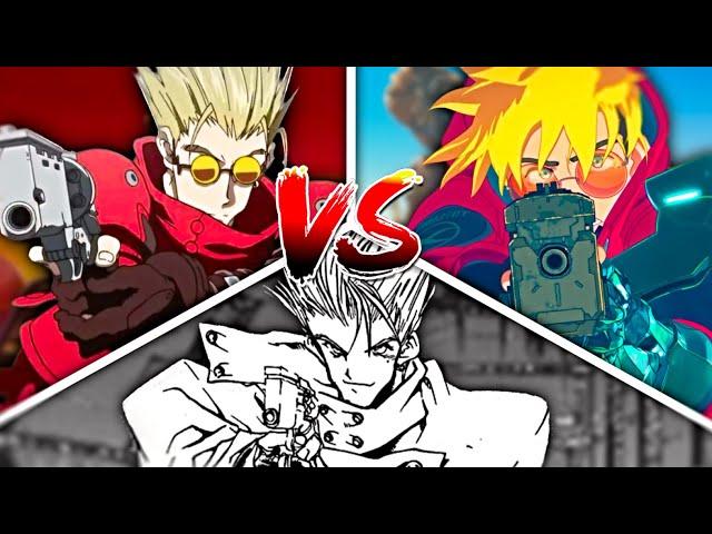 Trigun: Manga Vs 90s Anime Vs Stampede | Full Comparison