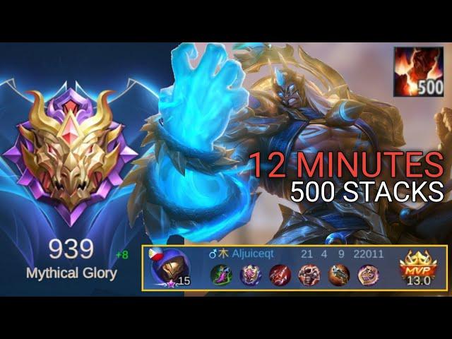 ALDOUS JUNGLE TUTORIAL 2021 | 12 MINUTES 500 STACKS GAMEPLAY | 1 KILL PER MINUTE ALDOUS BEST BUILD