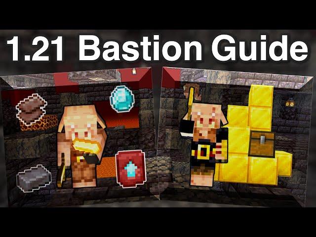 NEW Ultimate Minecraft Bastion Guide 1.21 | Find Treasure Bastion, Kill Piglin Brutes, and More!