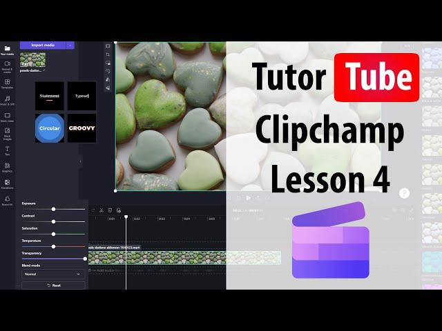 Clipchamp Tutorial - Lesson 4 - Importing Media from Computer and Arranging in Timeline