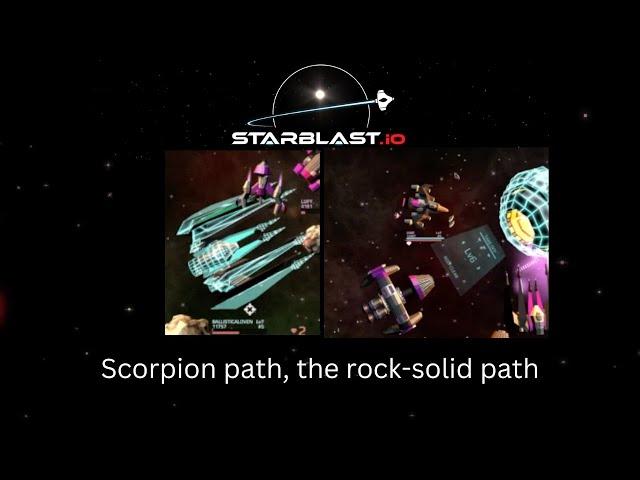 Starblast.io The Scorpion path: The Best Upgrade Path for Team Mode