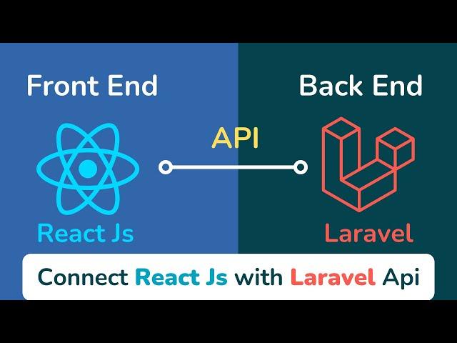 Laravel API With React JS | Connect React Js with Laravel API | Laravel And React JS | Ajay yadav