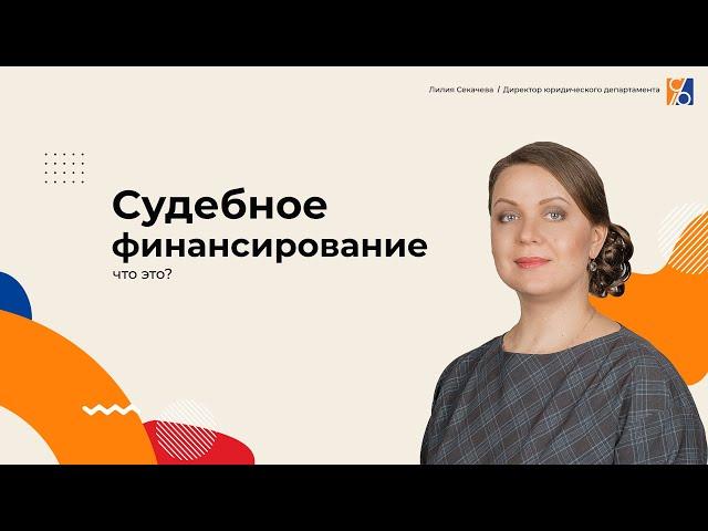 Судебное финансирование - что это?