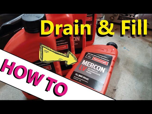 Step by Step Transmission Fluid Drain and Fill: HOW TO ESCAPE