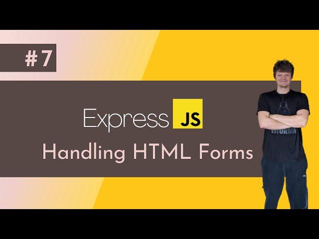 Node and Express - Handling HTML Forms