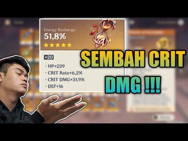 TRIK ENHANCE ARTEFAK BIKIN CRIT DMG GILA BANGET !!! - GENSHIN IMPACT INDONESIA - PART #4