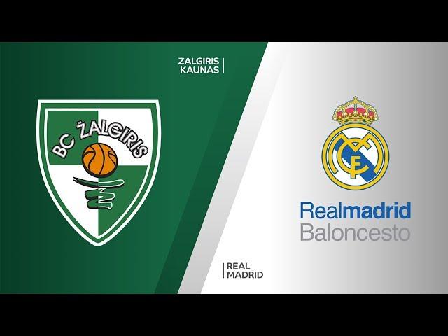 Zalgiris Kaunas - Real Madrid Highlights | Turkish Airlines EuroLeague, RS Round 3