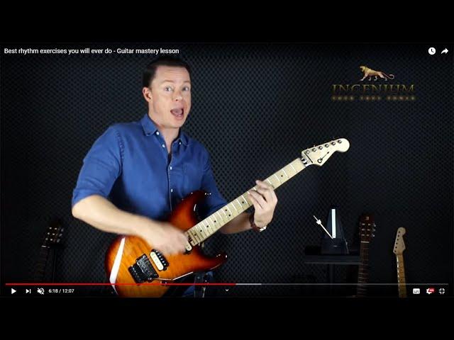 Best rhythm exercises you will ever do - Guitar mastery lesson