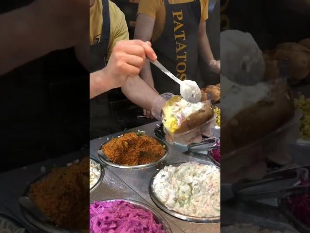 Best stuffed potato  Street food in Istanbul