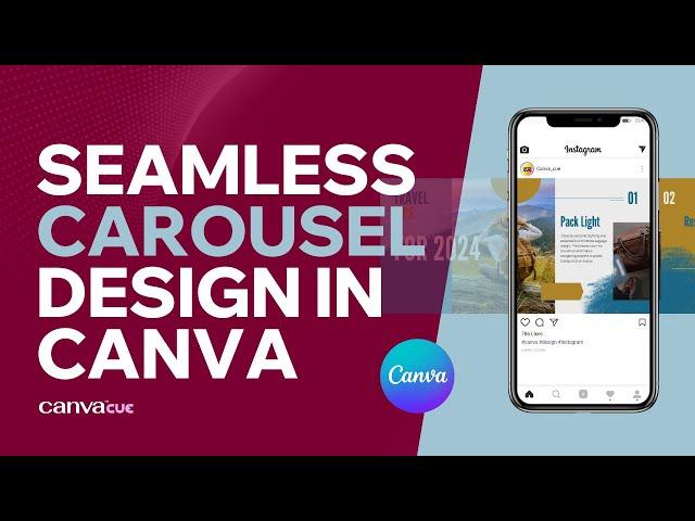 How to Create a Seamless INSTAGRAM CAROUSEL with Canva