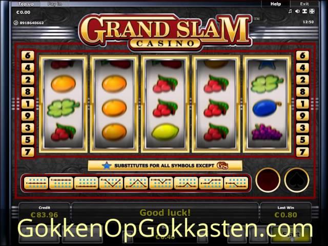 Grand Slam Casino gokkast - Gokken op Gokkasten