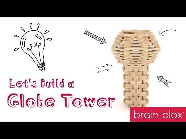 Wooden Building Blocks Build Ideas - Globe Tower