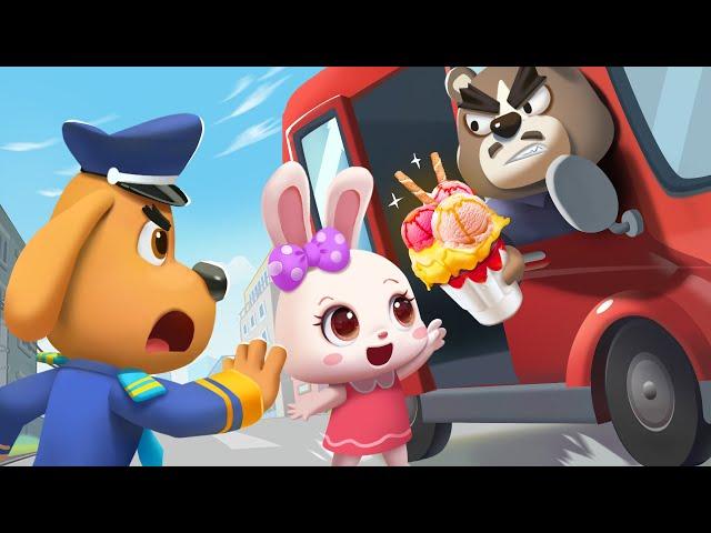 อย่าขึ้นรถคนแปลกหน้า | สัตว์ประหลาดจอมกัด | การ์ตูนเด็ก | เบบี้บัส | Kids Cartoon | BabyBus