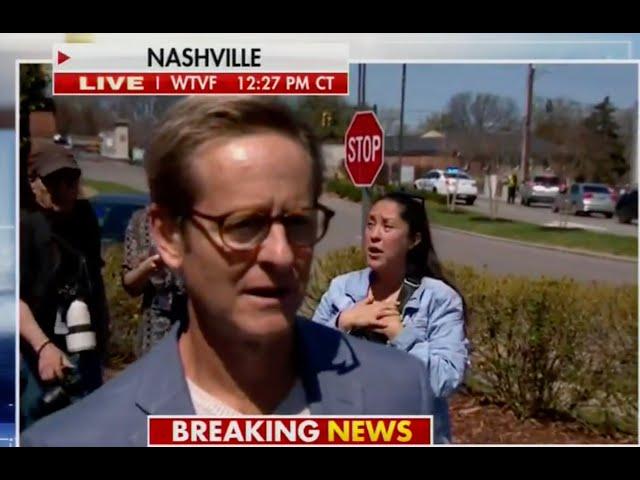 Mother hijacks Fox News feed after Nashville tragedy