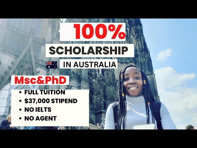 Fully Funded Scholarship In Australia. 100% Masters & PhD Scholarship. No IELTS, No Agent.