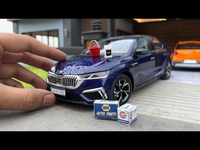 Realistic Skoda Octavia 1:18 Scale Car | Volkswagen Polo | Diecast Model Car Unboxing