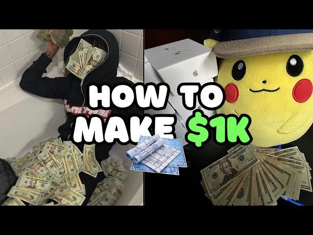 How To Make Your First $1000 RESELLING