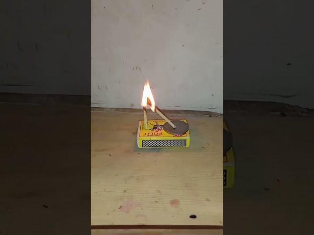 Amazing science experiment by matchstick do at home easy #shorts #viral #trending #trick