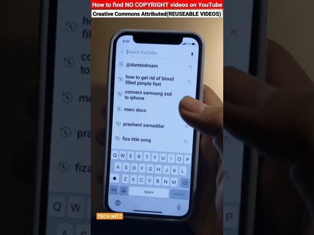 How to find NO COPYRIGHT videos on YouTube  | CREATIVE COMMONS VIDEOS on YouTube #shorts