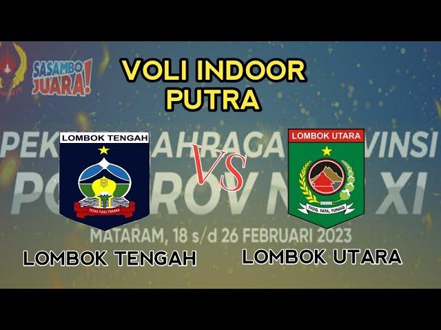 PORPROV NTB 2023! VOLI INDOOR PUTRA! LOMBOK TENGAH VS LOMBOK UTARA