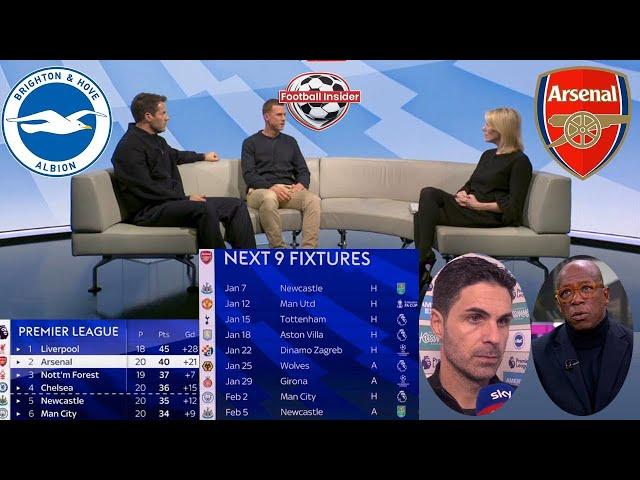 Ian Wright & Kelly Review Arsenal's Chances Of Competing With Liverpool? Mikel Arteta Interview