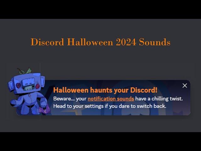 Discord Halloween Sounds 2024