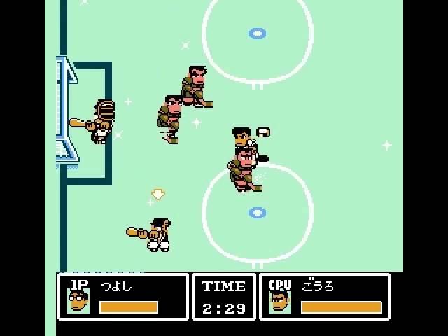 NES walkthrough: Ike Ike! Nekketsu Hockey Bu - Subette Koronde Dai Rantou (J) (PAL)