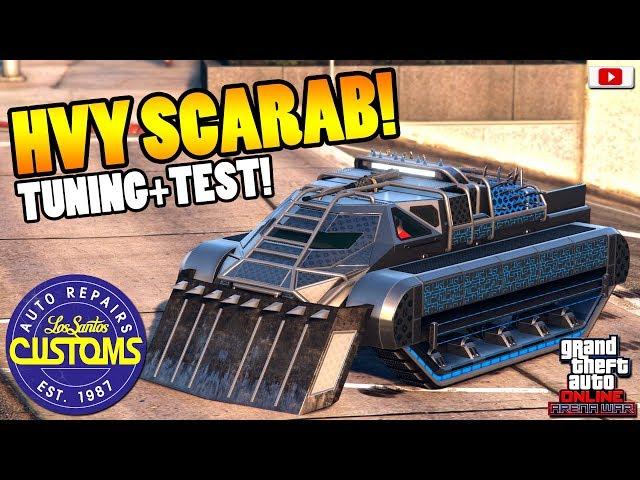 Schnellster + Schönster Neuer Panzer SCARAB Tuning+Test![GTA 5 Online Arena War Update DLC]