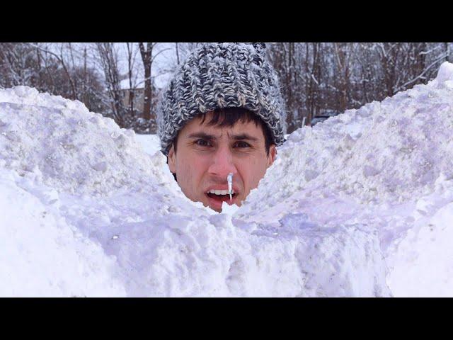 I Was BURIED ALIVE IN SNOW!