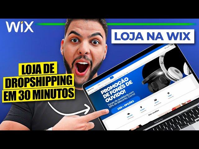 Como criar uma loja virtual GRÁTIS no Wix passo a passo 2024