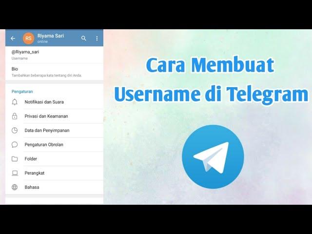 Cara Membuat Username di Telegram