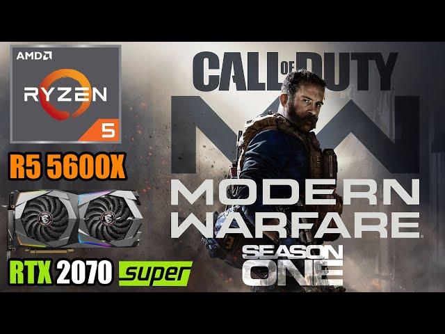 Call of Duty: Modern Warfare - RTX 2070 Super + R5 5600X - 1080p, 1440p & 4K - High & Low Settings