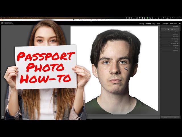 Creating a Passport Photo in Lightroom