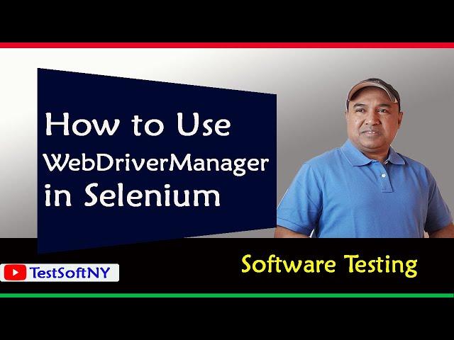 How to use WebdriverManager for Selenium WebDriver?