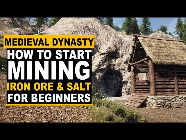 Medieval Dynasty - How to Start Mining for Beginners