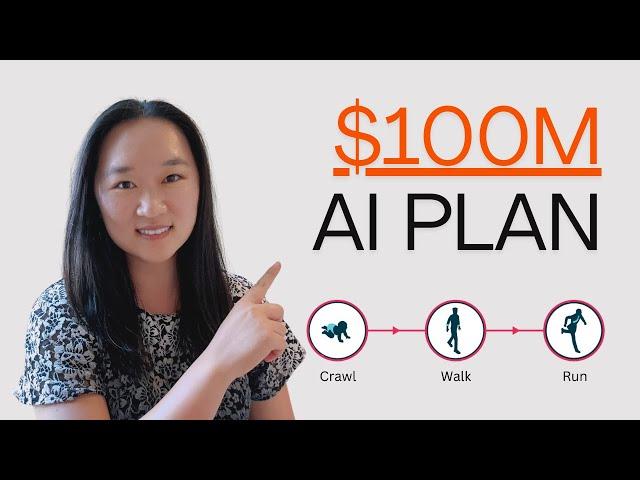 $100M AI Plan That Any Business Can Use (3 Stages of AI Implementation)