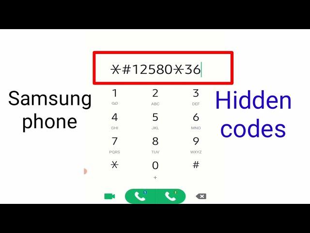 Most Important Secret Codes For Samsung phones!