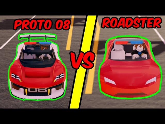 PROTO 08 is FASTER than ROADSTER??? | Roblox Jailbreak