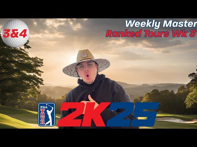 MY BEST SHOT SO FAR | Week 3 | Weekly Master 2K Ranked Tours | PGA Tour 2K25 | PS5