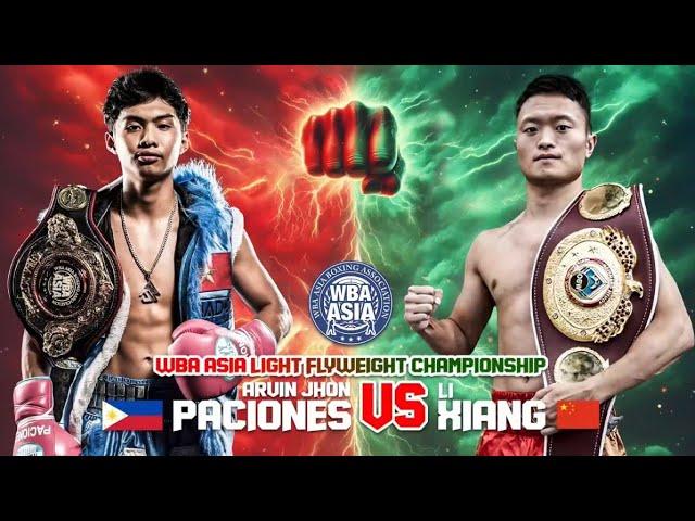 DEC 26 2024: Aj Paciones (PHILIPPINES) vs Xiang Li (CHINA) Fullfight Highlights 2024- BATANG HALIMAW