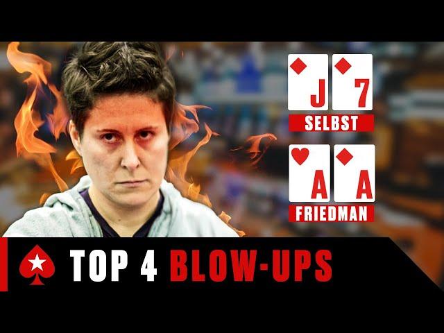 VANESSA SELBST'S Top Blow-Ups ️ Best Poker Moments ️ PokerStars