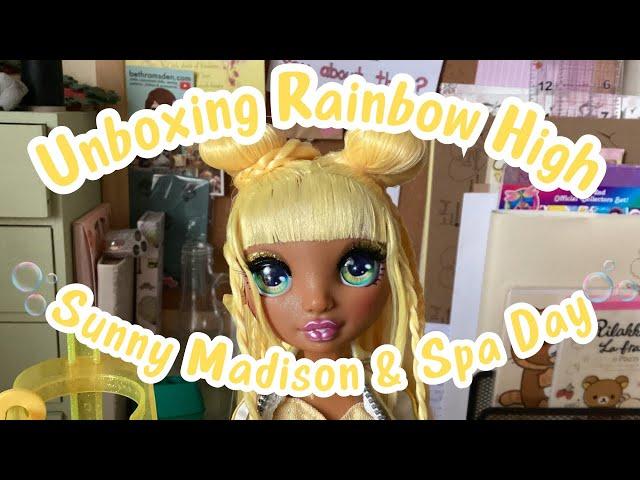  Unboxing Rainbow High Sunny Madison & Spa Day 🫧