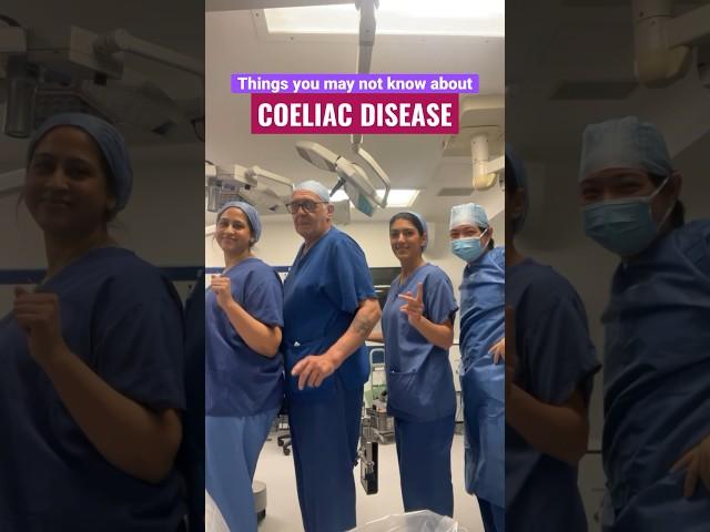 Coeliac disease - things you may not know! #shorts #fertility #facts #test #didyouknow #scrub #guts